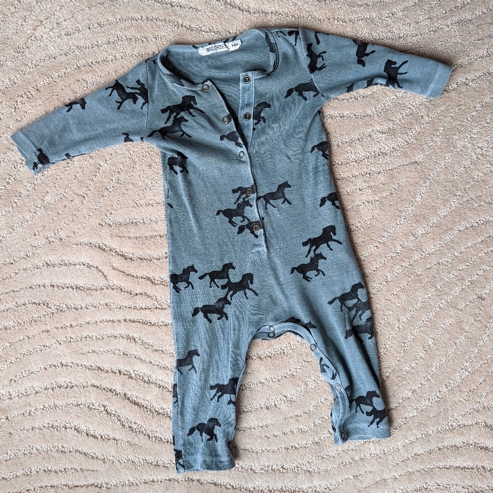 Bobo Choses Horse Jumpsuit Romper